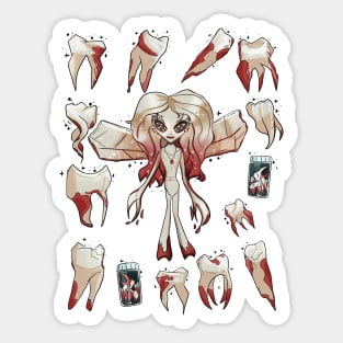 Evil tooth fairy Sticker